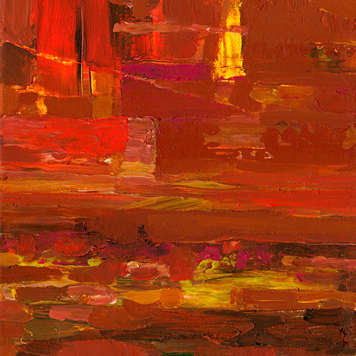 Ohne Titel IV, 20 x 20 cm, Acryl-LW, 2013